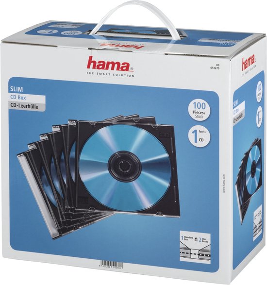 Hama Jewel Case - CD Hoesjes - 100 stuks