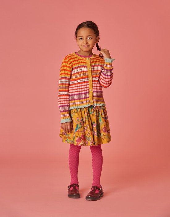 Scallop skirt 47 AOP Young sits Yellow 122/7yr bol