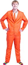 Costume - Costume - Déguisements - Costume de carnaval - Fête du Roi - Homme - orange - Taille M