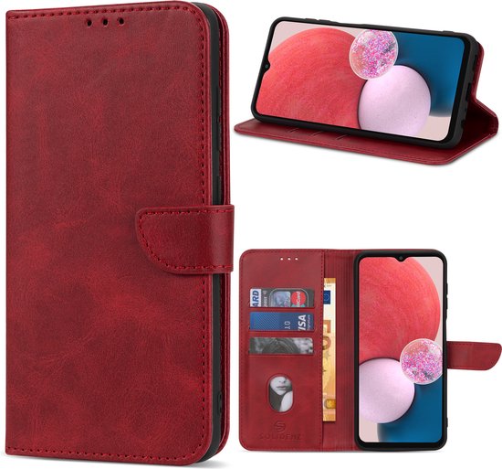 Slimfit Wallet Book Case Oppo Find X5 Lite Hoesje Rood