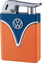 Volkswagen Metaal Aansteker Oranje - Officieel Gelicentieerd - In Geschenkdoos - Navulbaar