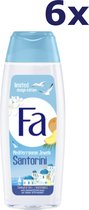 6x Gel Douche Fa - Bijoux Méditerranéens Santorini 250ml