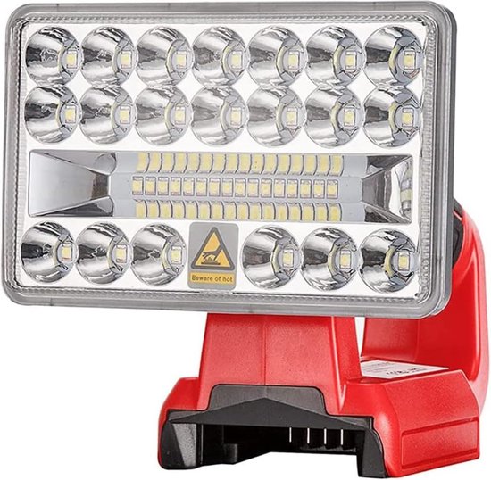 AUTOJARE 7 inch batterij lamp voor milwaukee m18