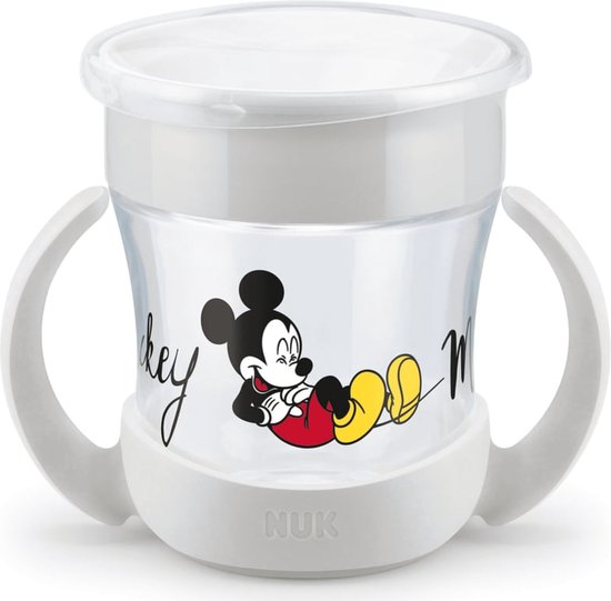 Nuk Evolution Mini Magic Cup avec embout buccal 360°, 160 ml, Disney Miki ,  6+paniers Wit