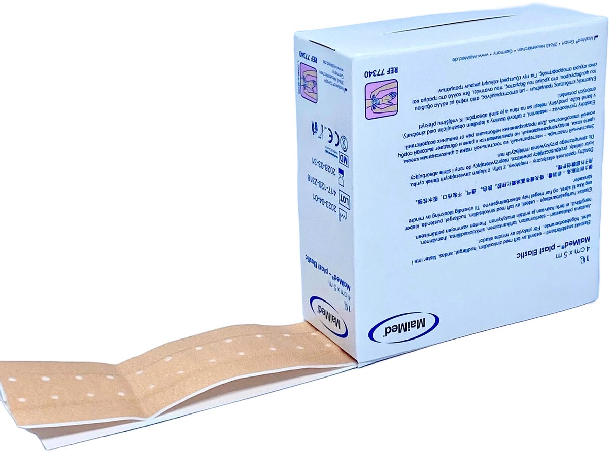 Goedkoopste Pleister op rol - 4cm x 5 m - MaiMed - Plast Elastic
