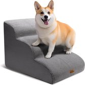 Premium Château Animaux® hondentrap - hondentrapje voor honden - 3 Treden - Opstapje hond - hondenloopplank - 40 x 60 x 40 - extra stevig en comfortabel - 30D materiaal