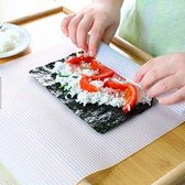 Siliconen Sushi Rolling Mat, Non‑Stick Herbruikbare Sushi Roller, 13,8 x 11,8 inch