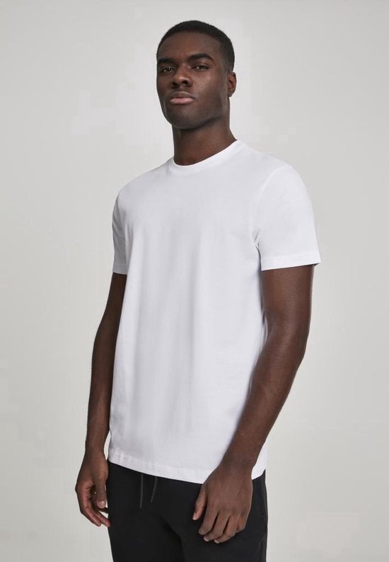 Urban Classics Basic Heren T-shirt Wit - 3XL