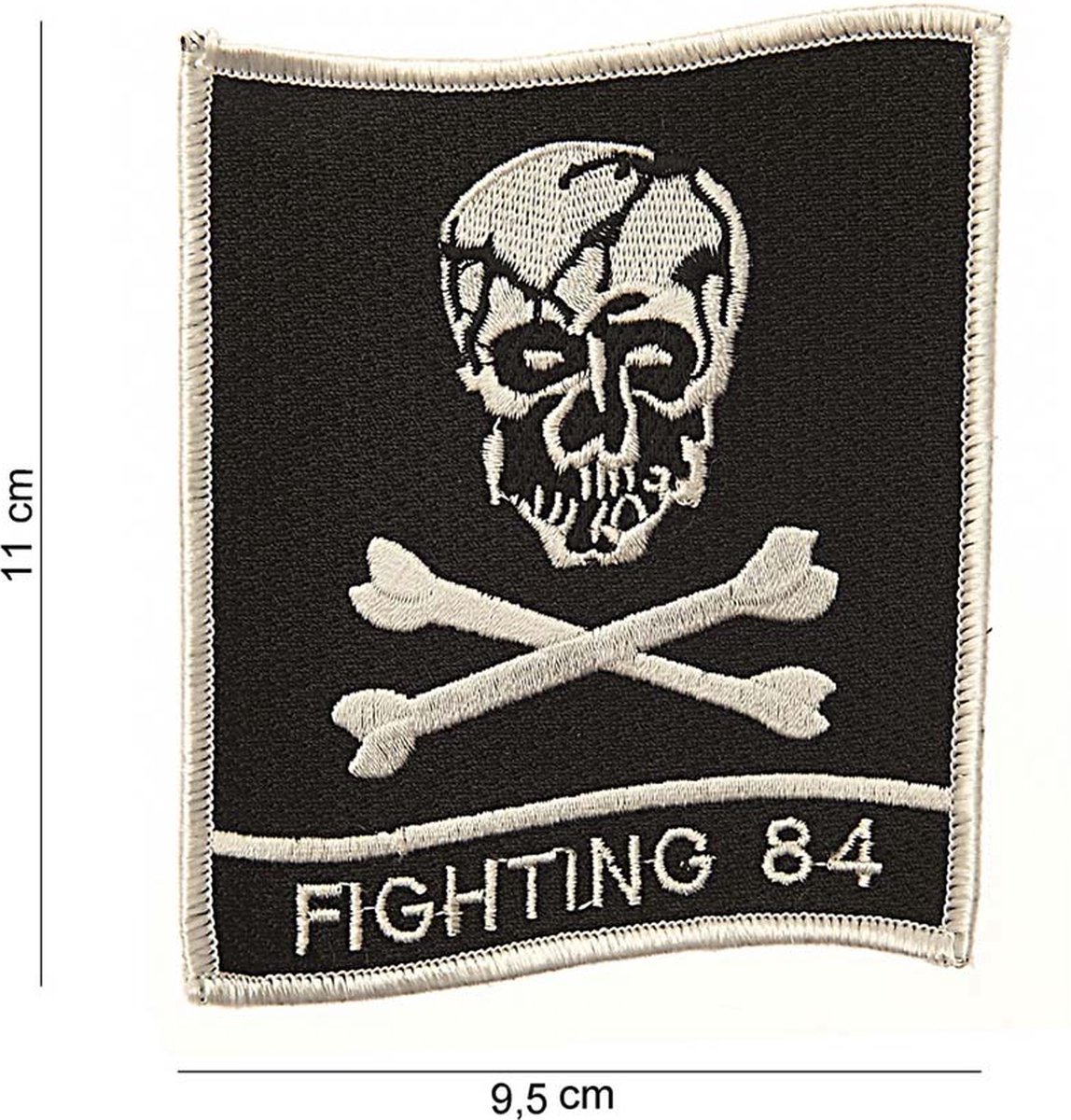 Embleem stof Fighting 84 groot