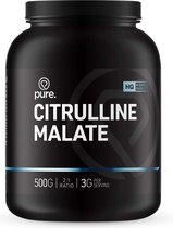PURE Citrulline Malate - 500gr - aminozuren - 2:1 verhouding - citrulline malaat - poeder - 166 porties