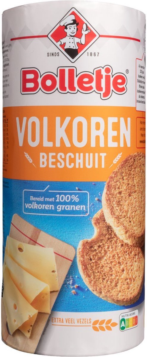 Bolletje Beschuit volkoren 4 rollen x 13 stuks