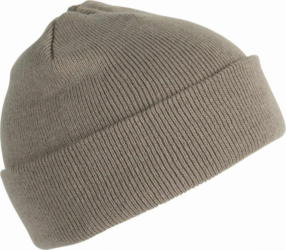 K-up Hats Wintermuts Beanie Yukon - grijs - heren/dames - sterk/zacht/licht gebreid 100% Acryl - Dames/herenmuts