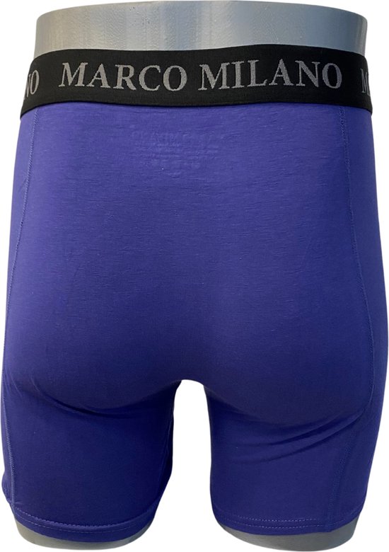 Marco Milano Boxer Bamboe Large Lot de 2 Grijs Blauw Boxer en Bamboo. bol