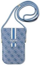 Guess 4G Printed Stripe Tas (Scherm tot 7 Inch) - Blauw