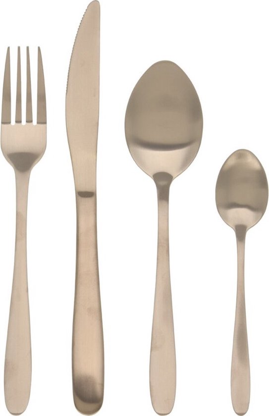 Tableware Collection Bestekset - 39 delig - Zilver met Gouden Accent - RVS van tableware collection — afbeelding 3