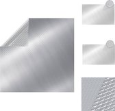 vidaXL Solar Zwembadafdekking - 8 x 5 m - 200 micron - PE-Folie - Zilver - Zwembad afdekzeil