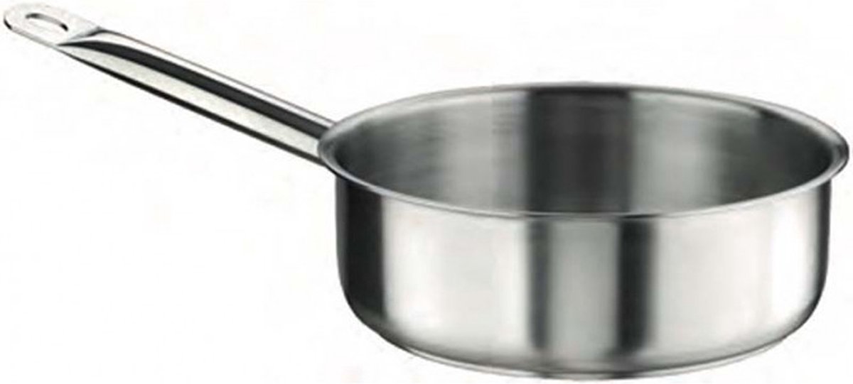 Pintinox Tender steelpan 16 cm met greep inox 18/10