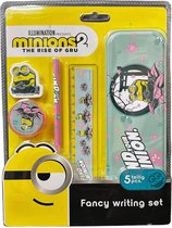 Minions The Rise of Gru 2 Fancy 5-Piece School Set - 5 Delig