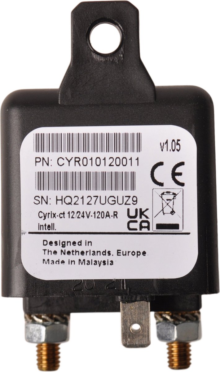 Victron Cyrix-ct combiner relais - 12/24V - 120 ah van Victron — afbeelding 4