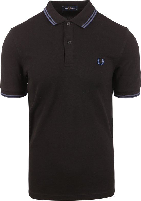 Fred Perry - Polo M3600 Zwart T46 - Slim-fit - Heren Poloshirt Maat M