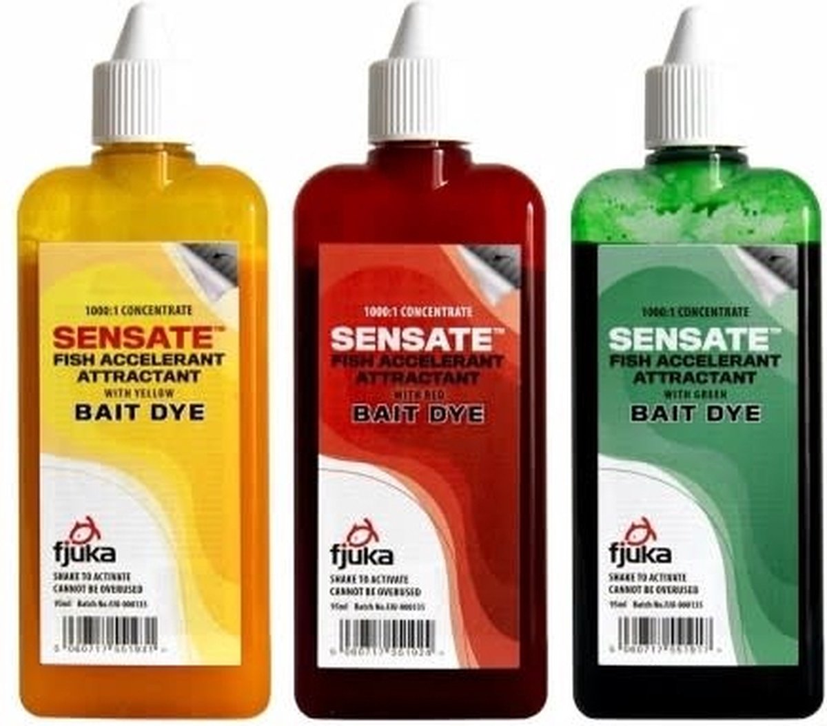 Fjuka Sensate Fish Accelerant Attractant Bait Dye 100ml - Kleur : Natural