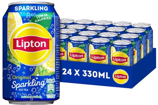 Tray Lipton Ice Tea - Sparkling - 24x33cl