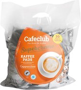 Caféclub - Supercreme Koffiepads Cappuccino - 30 Pads & Toppings