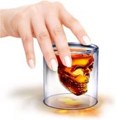 Skull - Shot Glas - Shooter Glass - Whisky - Schedel - Doodshoofd - Wiskey Glazen -