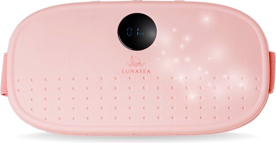 LunaSea's Menstruatie Warmteband - Menstruatie pijnverlichting - 15 Massage standen- 2500mAh batterij - Luxe uitvoering