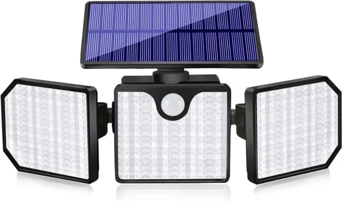 Solar - Zonne-Wandlamp - Straatlantaarn - Led verlichting - Buiten - Waterdicht - Infrarood Sensor - 230 led.