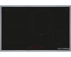Bosch Serie 6 PVS845HB1E kookplaat Zwart Ingebouwd 80 cm Inductiekookplaat zones 4 zone(s)