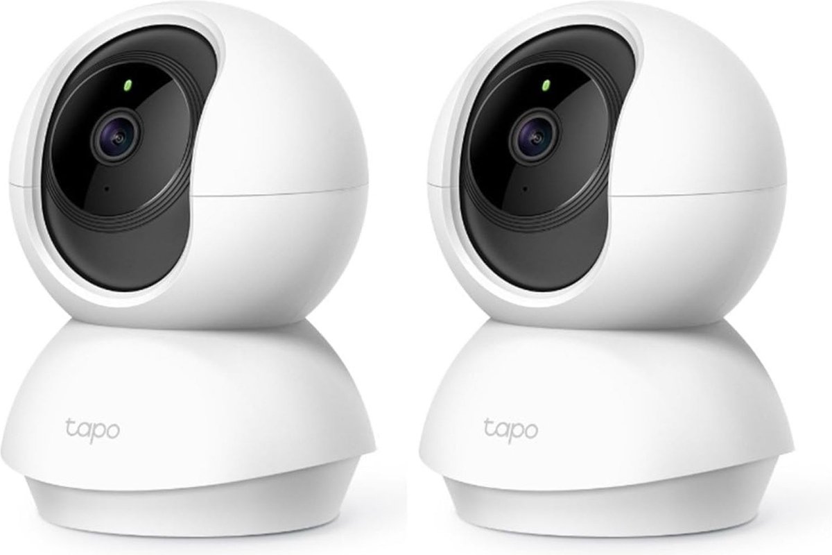 TP-Link Tapo C200P2 - Beveiligingscamera voor Binnen - 1080P Pan / Tilt Home Security Wi-Fi - Wit - TP-Link