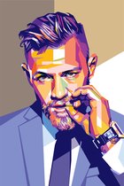 Conor McGregor Poster | UFC | MMA Poster | Proper 12 | 51x71cm | Wanddecoratie | Muurposter | Pop Kunst | Sport Poster | Geschikt om in te lijsten