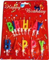 Candeline Party-Happy Birthday candles-Verjaardags kaarsjes-Letters Happy Birthday