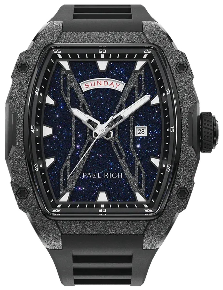 Paul Rich Astro Day Date Galaxy Black horloge 42.5 mm