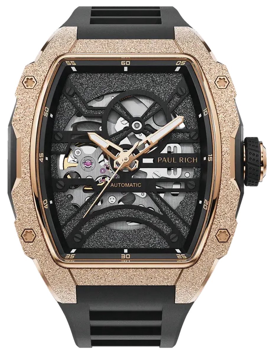 Paul Rich Astro Skeleton Eclipse Gold FAS23 automatisch horloge 42.5 mm