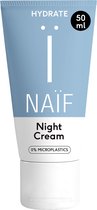Naïf Crème de nuit nourrissante naturelle - pour tous types de peaux - 50 ml