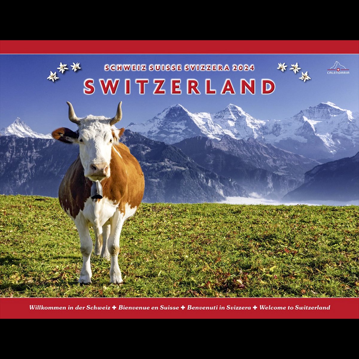 Calendaria - Wandkalender - Schweiz Suisse Svizzera Switzerland 2024 - Kalender