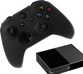 Gadgetpoint | Siliconen Game Controller(s) Hoesjes | Performance Antislip Skin Beschermhoes | Softcover Grip Case | Zwart | Accessoires geschikt voor Xbox One | Zwart Grip | Vaderdag Cadeau