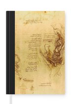 Notitieboek - Schrijfboek - De menselijke voortplanting - Leonardo da Vinci - Notitieboekje klein - A5 formaat - Schrijfblok