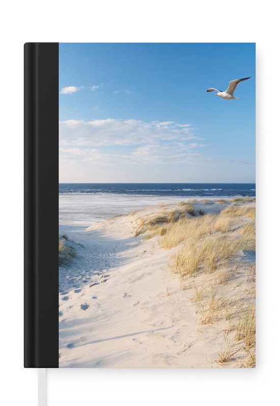 Notebook Am Strand Notitieboek - Schrijfboek - Duin - Meeuw - Strand - Zee - Zon ...