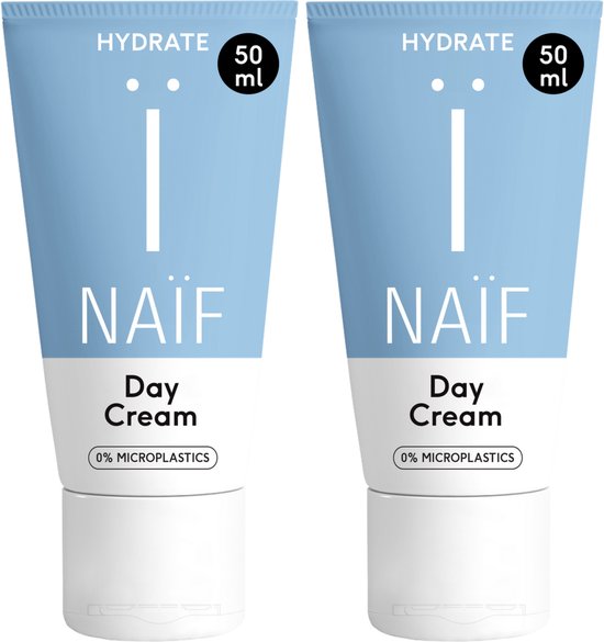 Naïf - Hydraterende Dagcrème Voordeelset - Gezichtsverzorging - 2x50ml
