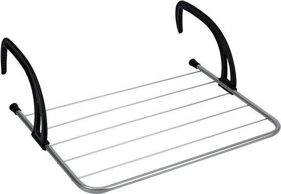 Tomado - Droogrek Favonio voor radiator, deur, balustrade of balkon - 3 meter drooglengte - Zilvergrijs