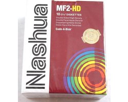 NASHUA MF2-HD 10 Pack 3 1/2" Hard Drive Diskettes