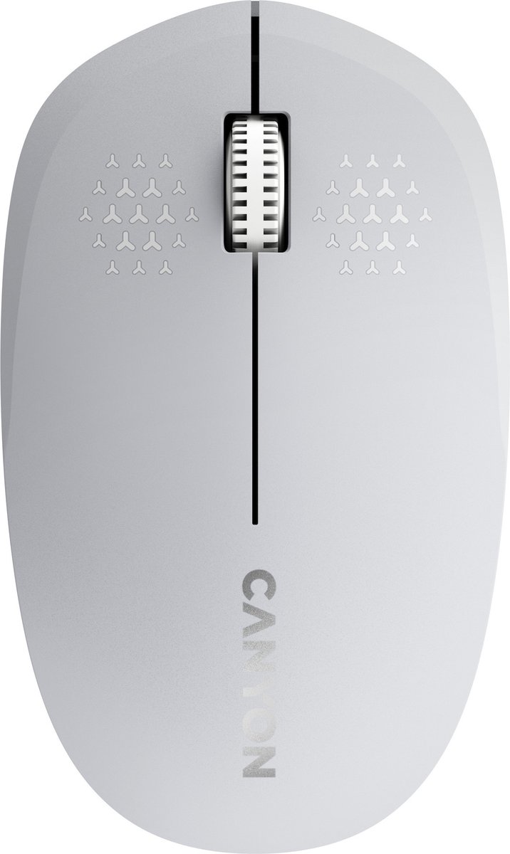 Canyon MW-04 - Draadloze Muis - Bluetooth 5.0 - 1200 DPI Optische Sensor - Rechtshandig en Linkshandig - Slim Energiebeheer - Wit