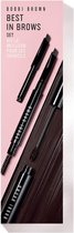 Bobbi Brown Best in Brows ESPRESSO 3-Set Brow Pencil + Refill + Natural Brow Shaper