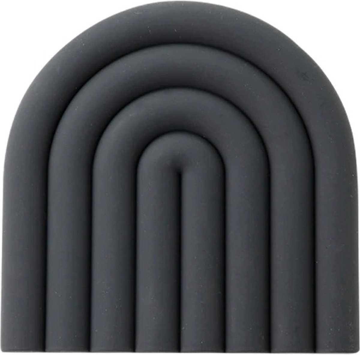 COZELLA® Onderzetter Siliconen – Placemat Pannenonderzetter Hittebestendig – Antislip – Grijs