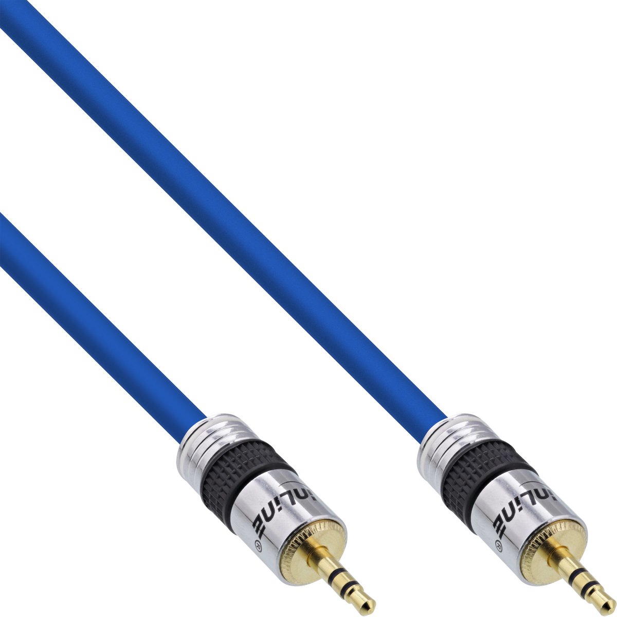Premium 3,5mm Jack stereo audio kabel / blauw - 10 meter