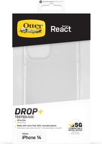 OtterBox React hoesje - Geschikt voor iPhone 14 - Transparant