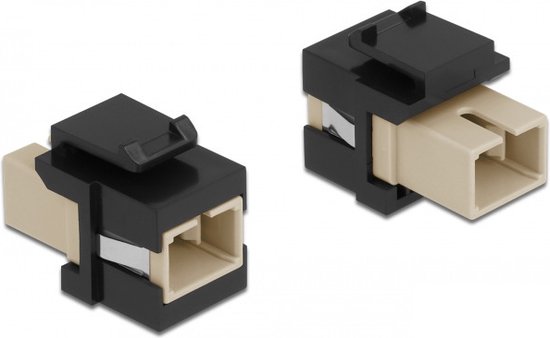 Keystone Module SC Simplex Vrouw naar Sc simplex vrouwelijk beige / zwart